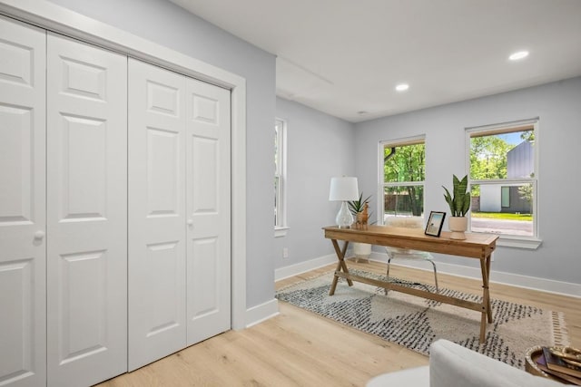 4802 Brighton Rd, Austin, TX 78745 - office space with light wood finished floors and recessed lighting
