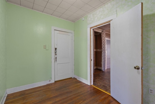604 Harris Ave, Austin, TX 78705 - unfurnished room featuring wood finished floors and baseboards