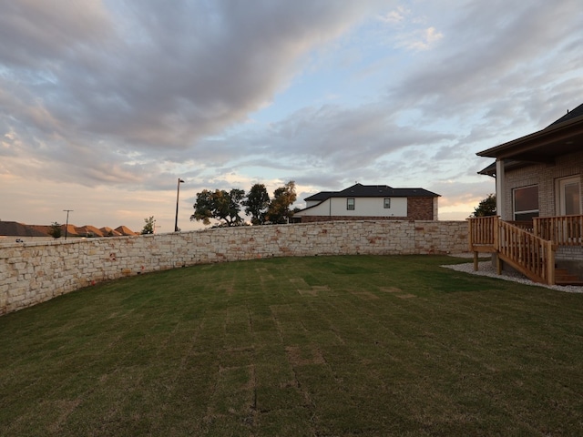 1200 Snowdrop Dr, Georgetown, TX 78628 - view of yard at dusk