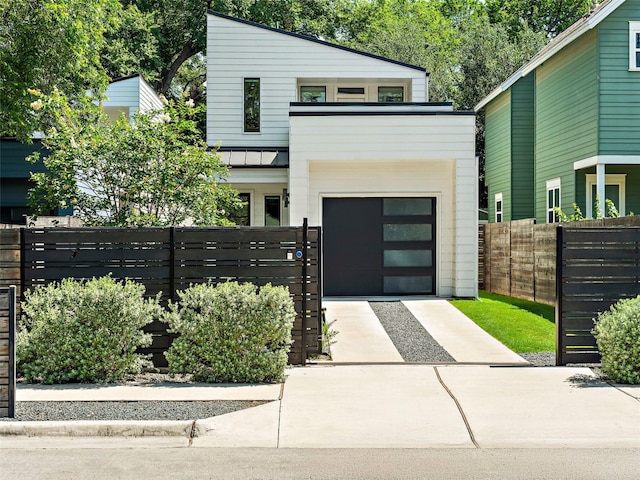 2910 Garwood St Unit A, Austin, TX 78702 - contemporary house with concrete driveway
