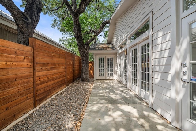 2103 W 10th St, Austin, TX 78703 - view of patio / terrace with french doors