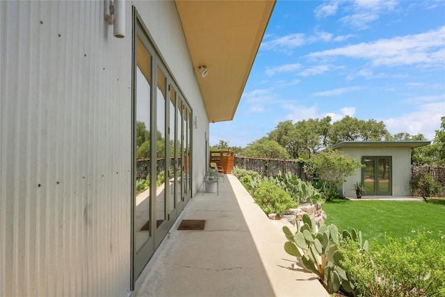 281 Kendall Jackson, Comfort, TX 78013 - balcony with french doors