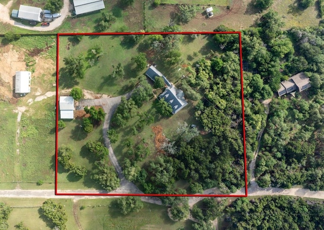 322 Mesa Oaks, Leander, TX 78641 - aerial view of property's location with property boundaries highlighted