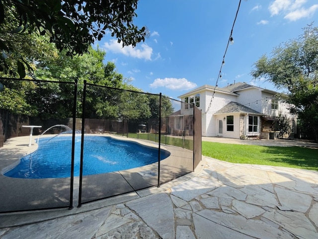2835 Checker Dr, Cedar Park, TX 78613 - view of pool with a fenced backyard and a patio