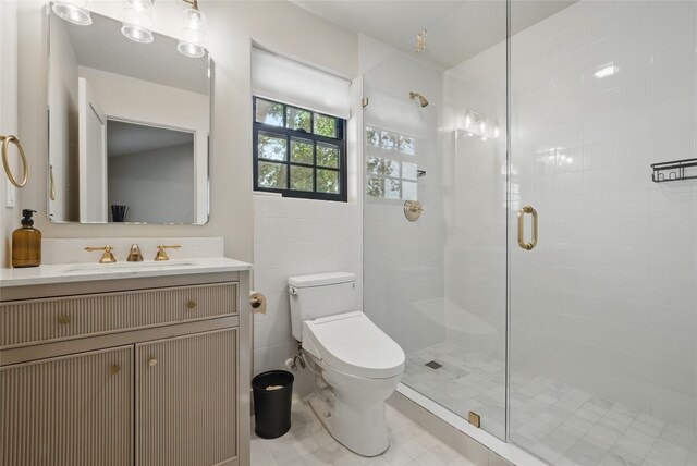 12203 Trailmaster Dr, Austin, TX 78737 - full bath with toilet, a stall shower, and vanity