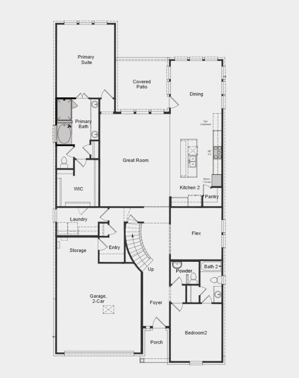 1912 Asti Ln, Leander, TX 78641 - view of property floor plan