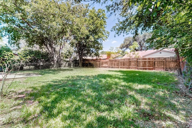 2508 Dovemeadow Dr, Austin, TX 78744 - view of fenced backyard