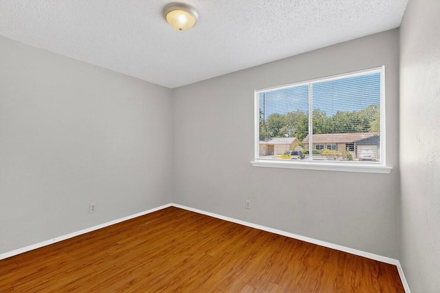 2508 Dovemeadow Dr, Austin, TX 78744 - empty room featuring wood finished floors and a textured ceiling