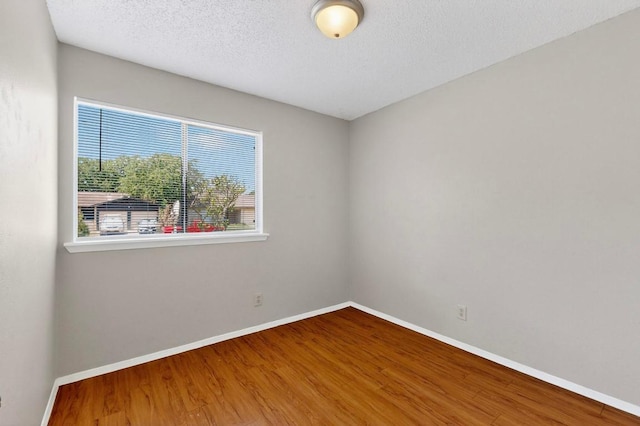 2508 Dovemeadow Dr, Austin, TX 78744 - empty room with wood finished floors and a textured ceiling
