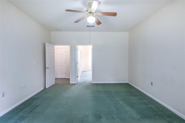 287 Red Poppy Trl, Georgetown, TX 78633 - carpeted spare room with ceiling fan and baseboards