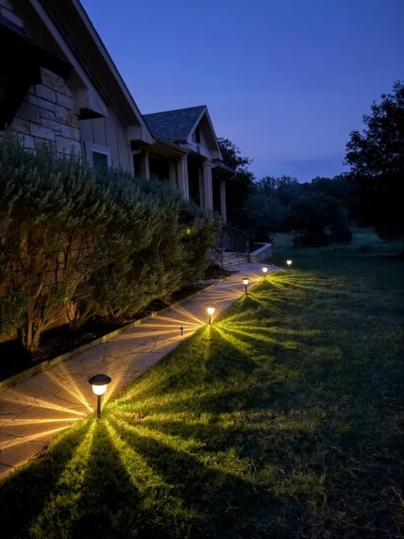 201 Thomas Ridge Rd, Burnet, TX 78611 - view of green lawn