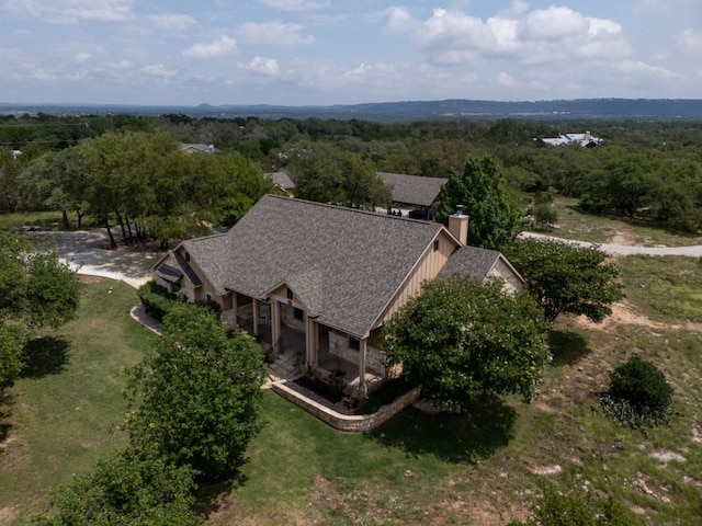 201 Thomas Ridge Rd, Burnet, TX 78611 - view from above of property