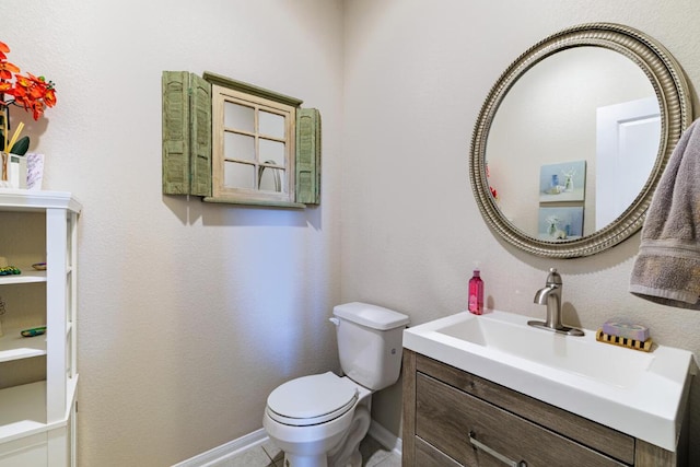 17020 Lathrop Ave, Pflugerville, TX 78660 - bathroom featuring vanity and tile patterned flooring