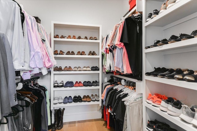 13322 Galleria Cir, Austin, TX 78738 - spacious closet with wood finished floors