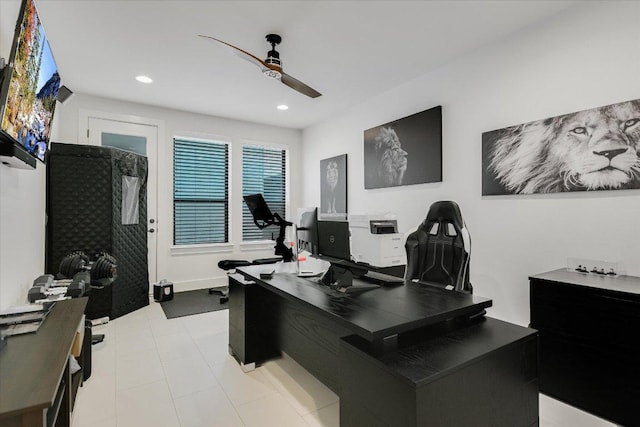 13322 Galleria Cir, Austin, TX 78738 - office space featuring ceiling fan and recessed lighting