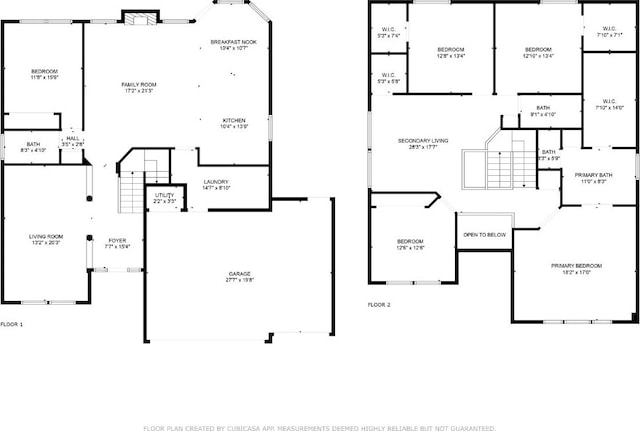 2302 N Ryan Dr, Copperas Cove, TX 76522 - floor plan / room layout