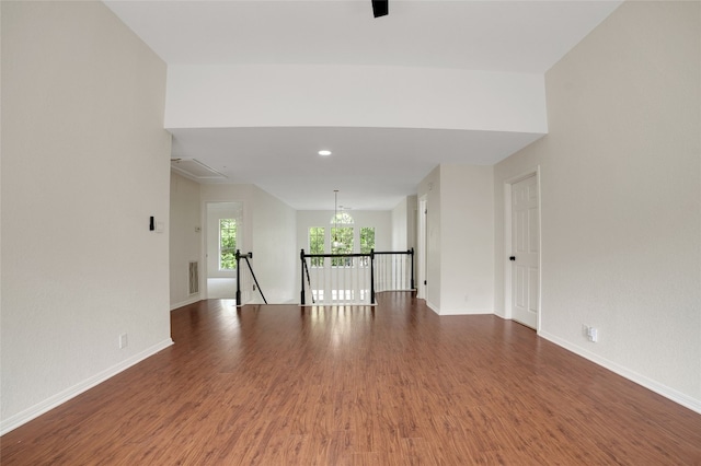 6601 Needham Ln, Austin, TX 78739 - spare room featuring wood finished floors and baseboards