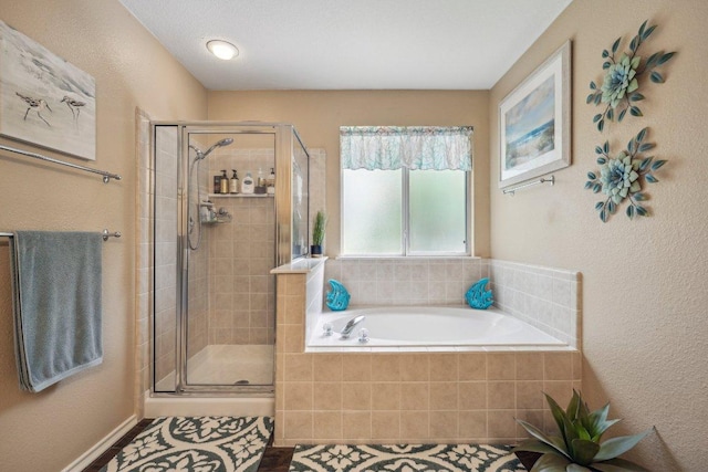 3502 Blackstone Run, San Antonio, TX 78259 - full bath featuring a garden tub and a stall shower