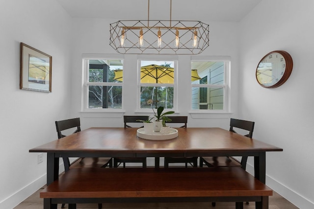 1174 Desiree St, Canyon Lake, TX 78133 - dining area with baseboards and wood finished floors