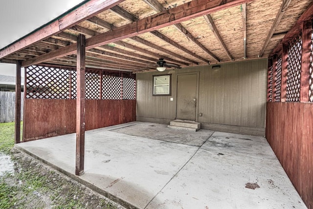 201 Clore Rd, Harker Heights, TX 76548 - view of patio with ceiling fan