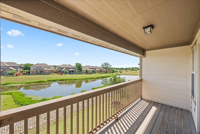 9305 Mcknight Loop Unit 4, Austin, TX 78717 - balcony with a water view and a residential view