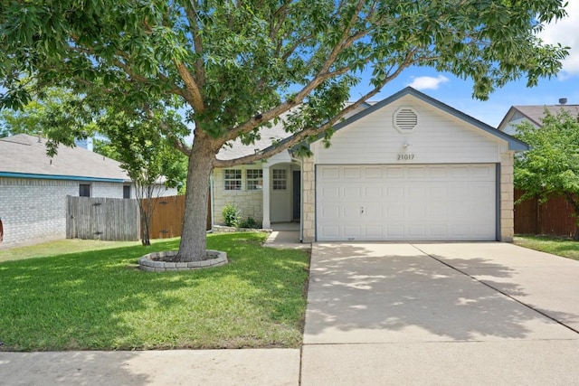 21017 Secretariat Ridge Ln, Pflugerville, TX 78660 - ranch-style house featuring driveway and a garage