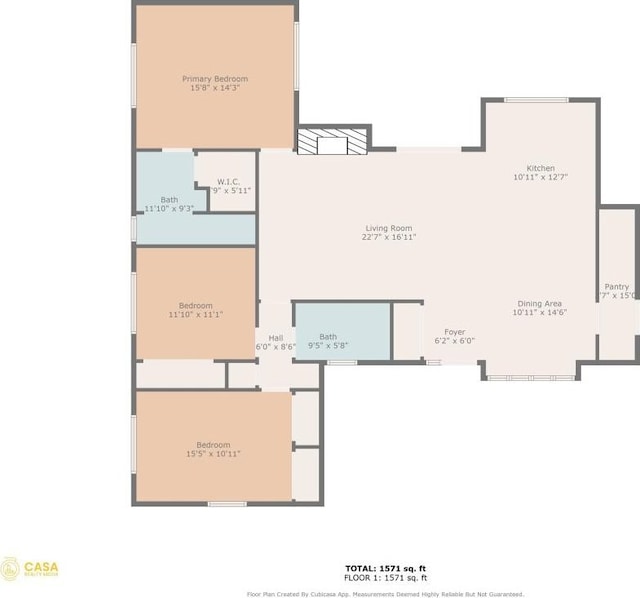 2101 Vanderbilt Ln, Austin, TX 78723 - view of floor plan / room layout