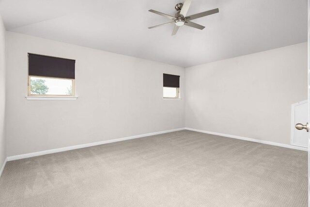 299 Diamond Point Dr, Dripping Springs, TX 78620 - empty room featuring carpet flooring, a ceiling fan, and lofted ceiling