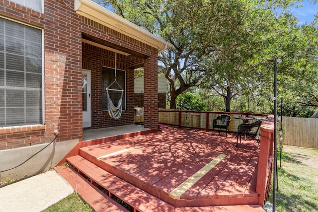9501 Aire Libre Dr, Austin, TX 78726 - view of deck