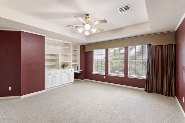 9501 Aire Libre Dr, Austin, TX 78726 - empty room with light carpet, ceiling fan, and baseboards