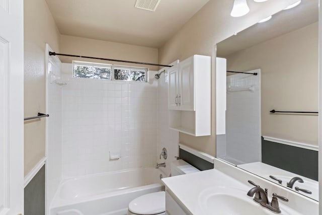 9501 Aire Libre Dr, Austin, TX 78726 - full bath with toilet, bathing tub / shower combination, and vanity