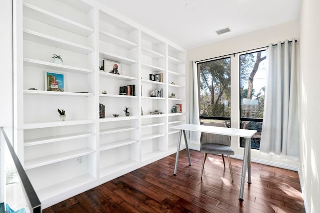 13902 Panorama Dr, Austin, TX 78732 - office featuring dark wood finished floors