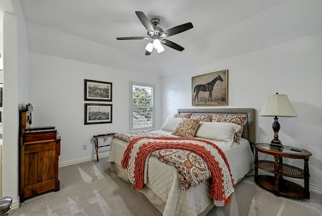 404 Riley Trl, Cedar Park, TX 78613 - carpeted bedroom with baseboards and ceiling fan