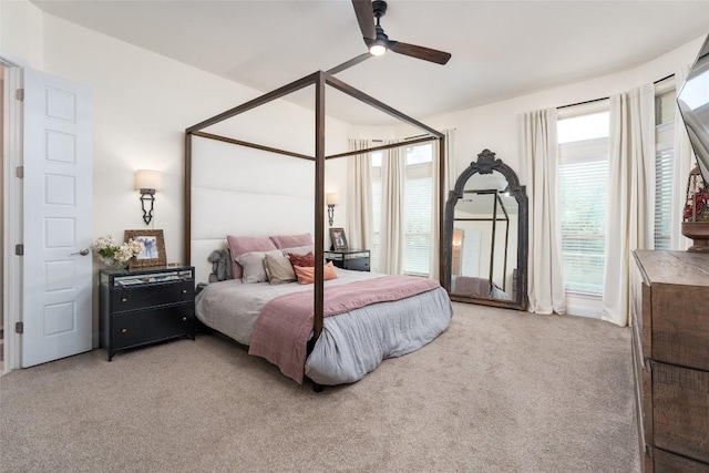 1225 Grassy Field Rd, Austin, TX 78737 - bedroom featuring carpet floors and a ceiling fan