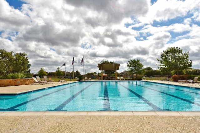 921 Stampede Rd, San Marcos, TX 78666 - community pool featuring a patio area