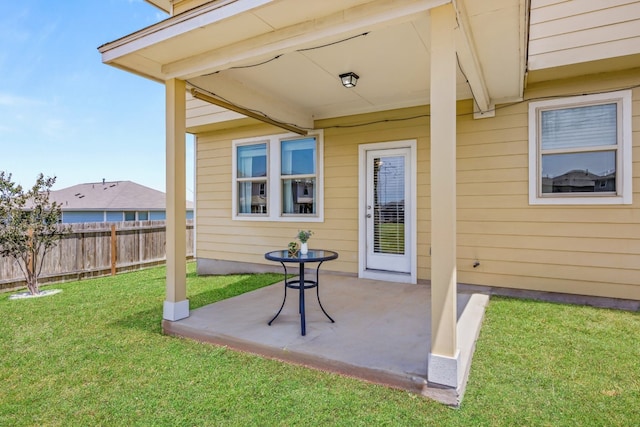 313 Pearl Way, Buda, TX 78610 - property entrance with a patio