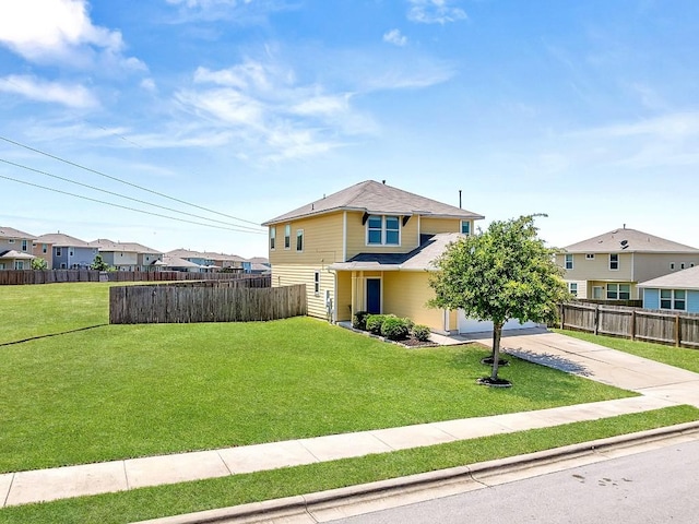 313 Pearl Way, Buda, TX 78610 - view of front facade featuring a residential view and driveway