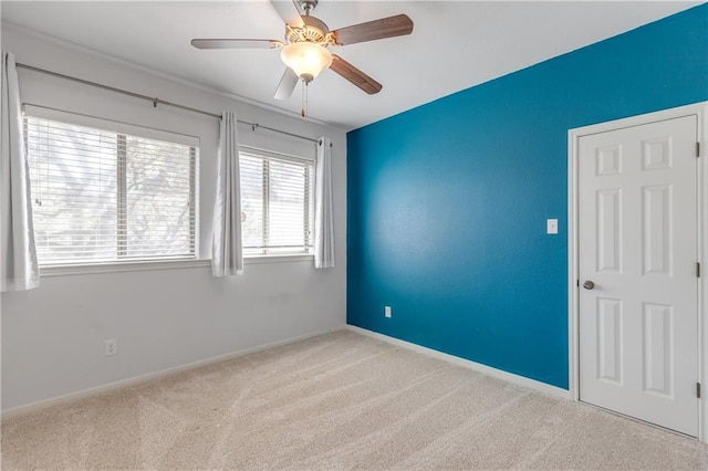 1911 Nelson Ranch Loop, Cedar Park, TX 78613 - empty room featuring carpet flooring, a ceiling fan, and baseboards