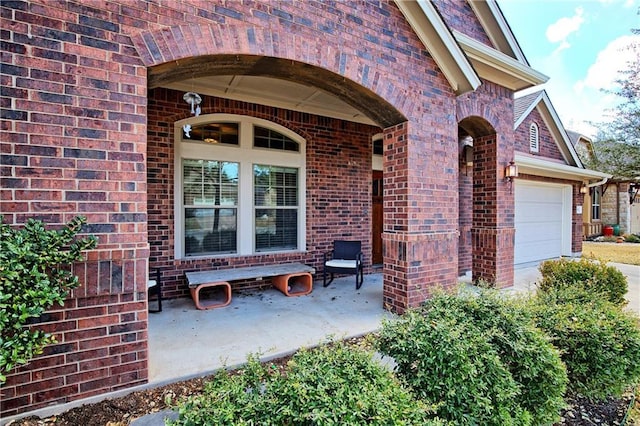 1911 Nelson Ranch Loop, Cedar Park, TX 78613 - property entrance with brick siding and an attached garage