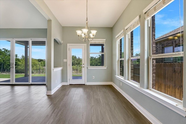 3908 Crispin Hall Ln, Pflugerville, TX 78660 - unfurnished sunroom with a chandelier and french doors