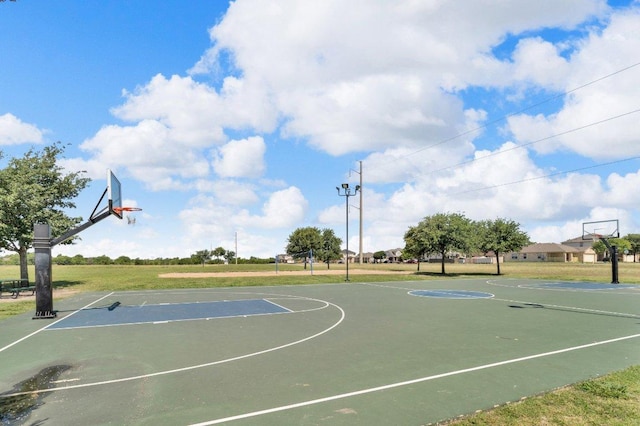 18909 James Carter Jr St, Manor, TX 78653 - view of basketball court with community basketball court and a yard