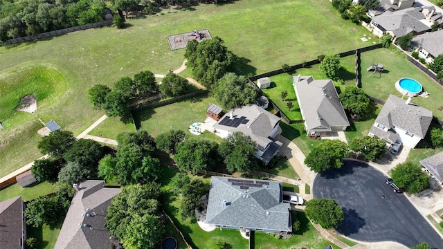809 Bedford Ct, Georgetown, TX 78628 - aerial view of property and surrounding area with nearby suburban area