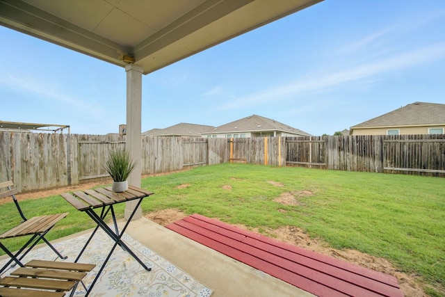 601 Sassafras St, Hutto, TX 78634 - view of yard featuring a patio area