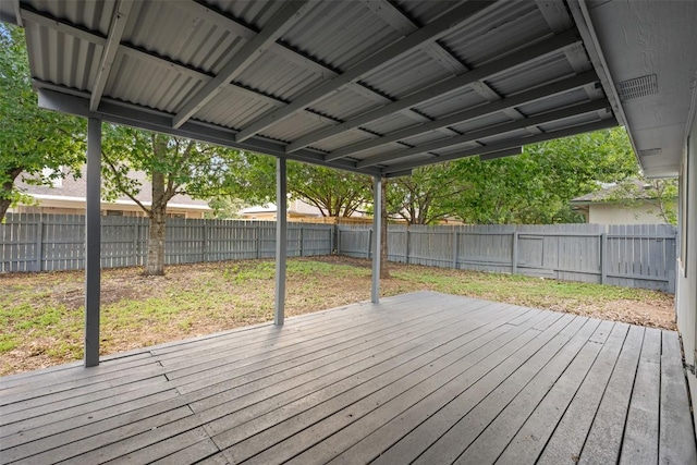 223 Keystone Loop, Kyle, TX 78640 - wooden deck with a fenced backyard