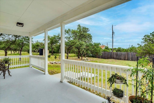 1033 Castleway Rd, New Braunfels, TX 78132 - view of covered porch