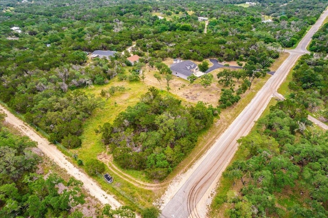 1033 Castleway Rd, New Braunfels, TX 78132 - aerial view of property's location with a heavily wooded area