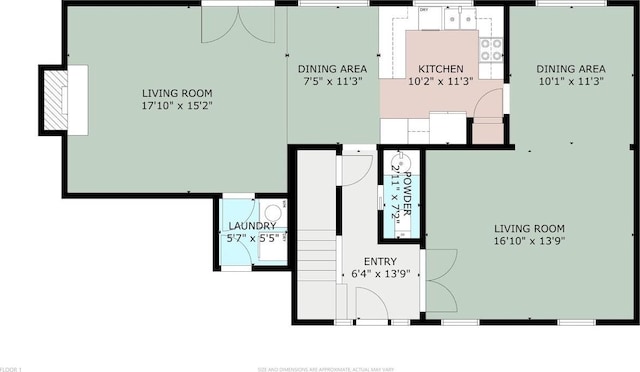 7915 Petaca Trl, Austin, TX 78729 - property floor plan
