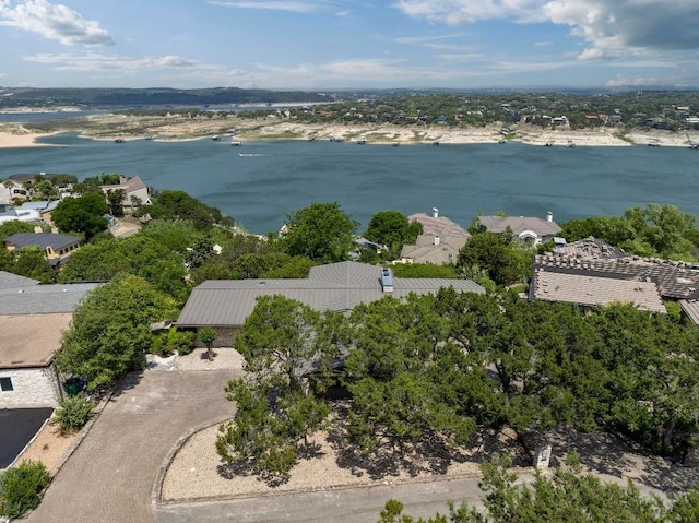 717 Mariner, Lakeway, TX 78734 - view of property location featuring a large body of water and nearby suburban area