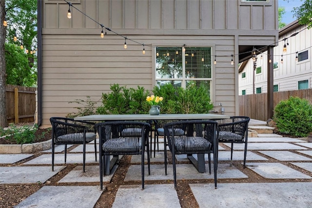 7709 Menchaca Rd Unit 14, Austin, TX 78745 - view of patio featuring outdoor dining space
