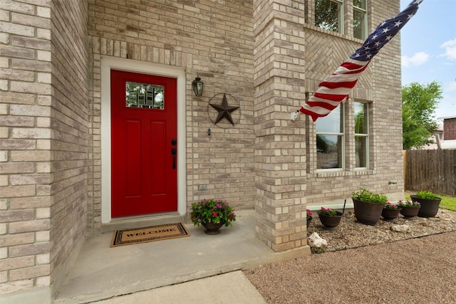 2105 Zeppelin Dr, Cedar Park, TX 78613 - property entrance featuring brick siding